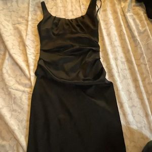 Size Chin for Maggy Boutique Black Silk Dress